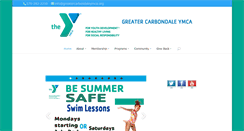 Desktop Screenshot of greatercarbondaleymca.org